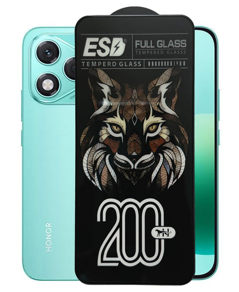 Tiger200 Tempered Glass Screen Protector for Huawei Honor Series Anti-Static Protection, Anti-Fingerprint, 360-Degree Shape Bending (Honor 400 Lite)