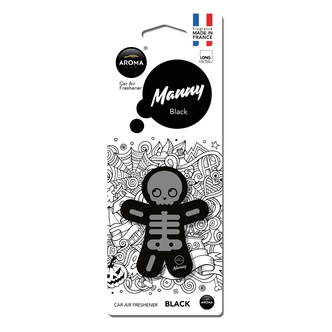 Black Manny Aroma: Premium Car Air Freshener, 8g