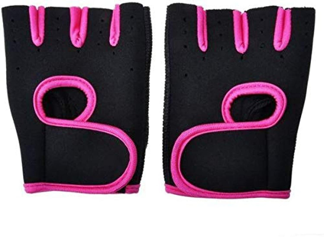 Half finger gloves for gym and exercise