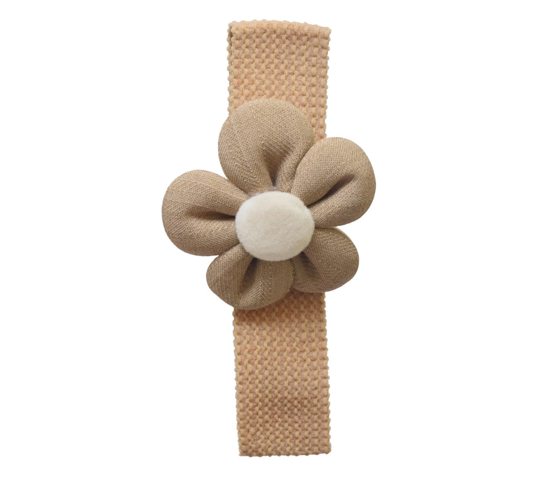 Daphne Girls' Rose Hairband - Caffe