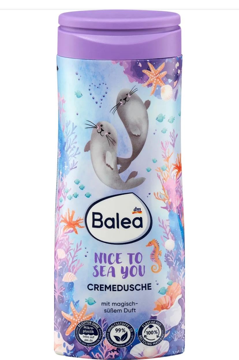 Balea Skin Care: Beauty Cream Shower Gel Nice To Sea You with Sweet Fragrance (300 ml)