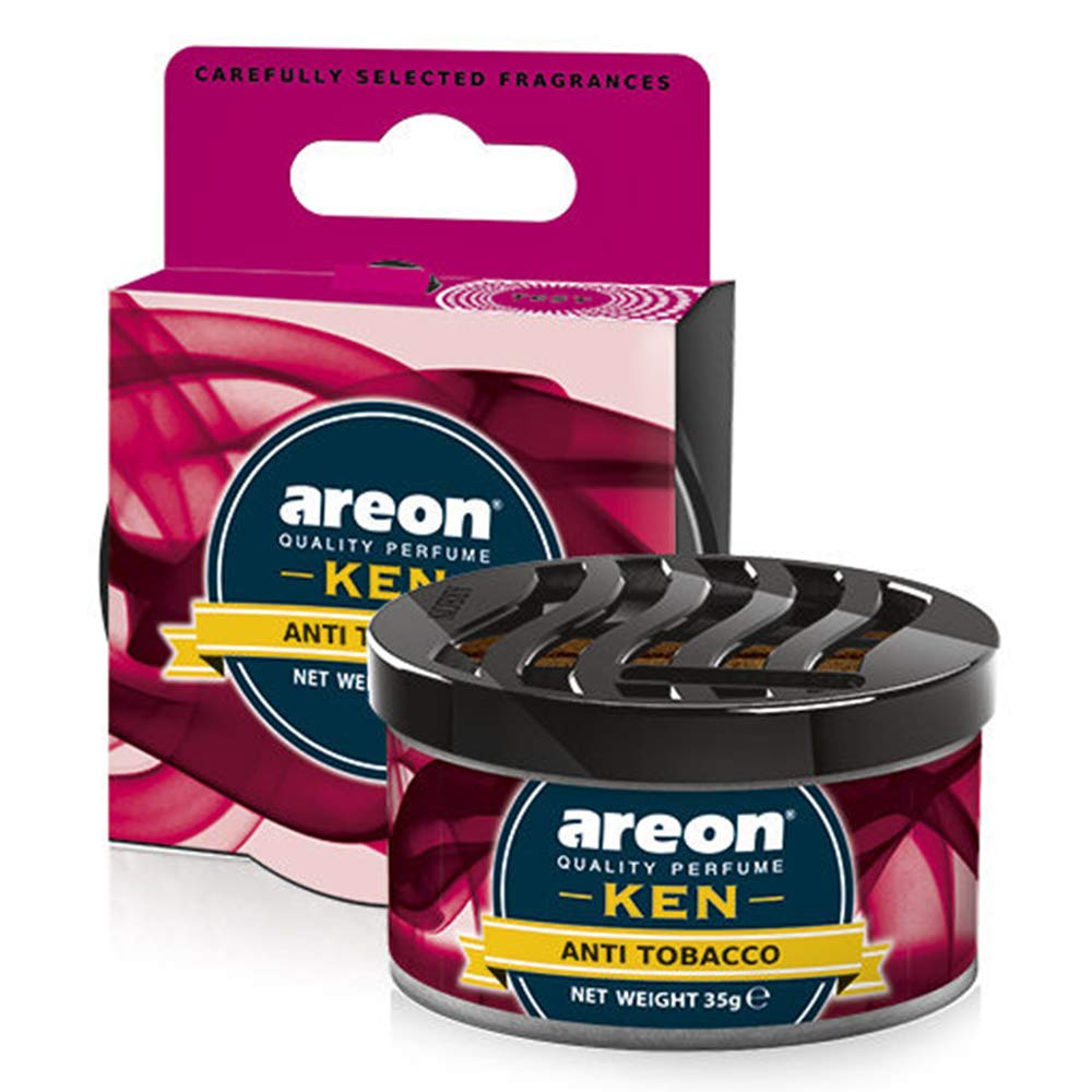 AREON Ken Car Perfume - Anti Tobacco, Pack of 1, AK15