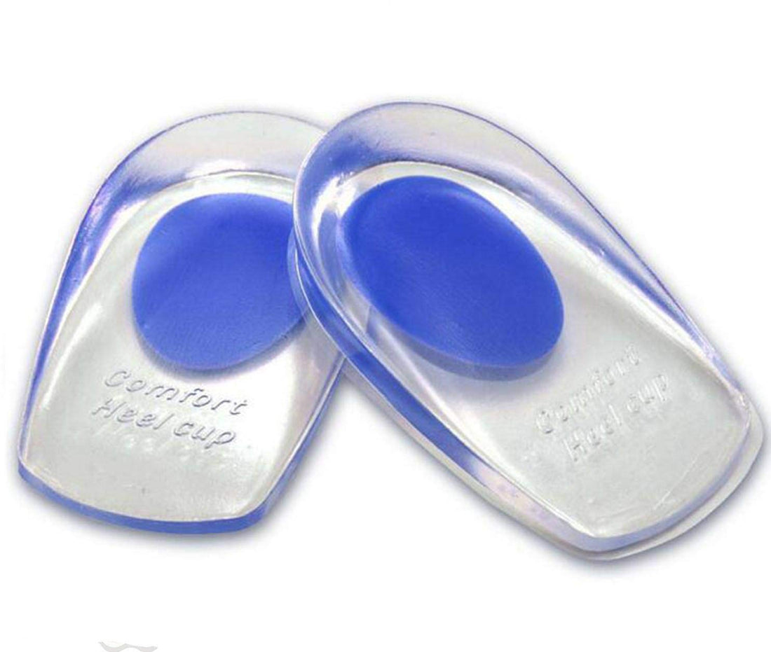 Silicone Shoe Inserts Cushion Heel Pain Relief Insoles, One Size