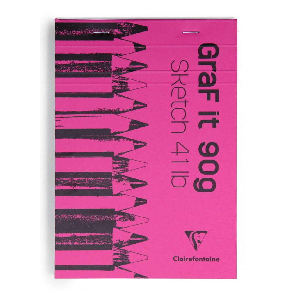 Clairefontaine 96621C - Graf'It Sketchbooks, A5, 90 g, 80 White Pages - Random Colour Cover