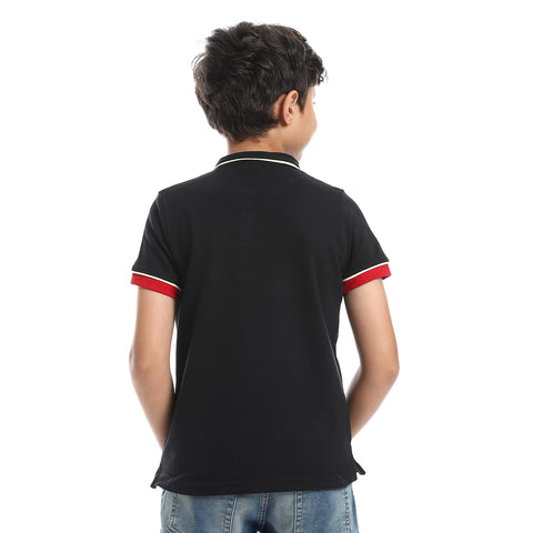 CAESAR Boys Boys Collared Neck Polo Shirt Boys Collared Neck Polo Shirt