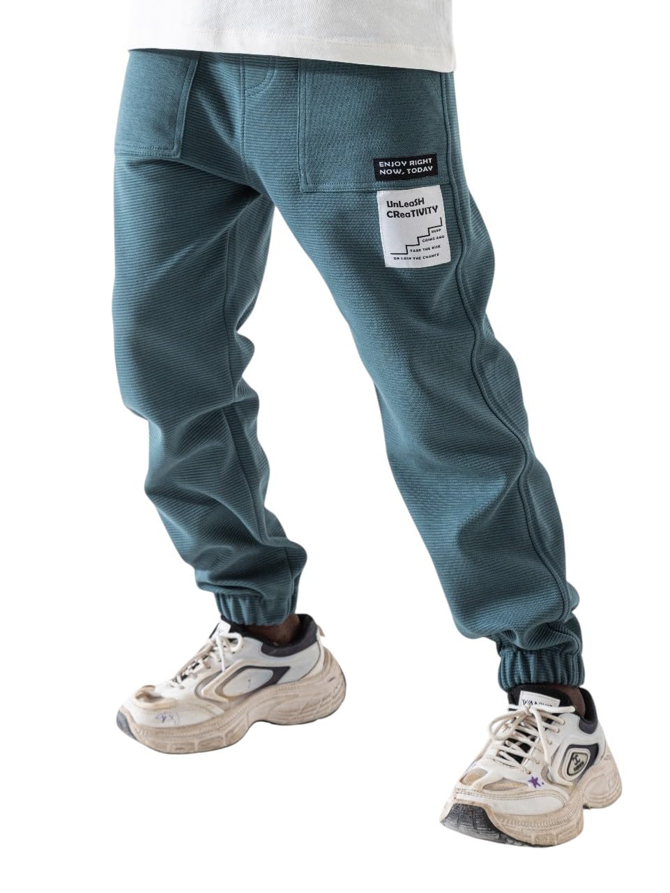Jogger Pants Soft Cotton Sweatpants with Elastic Cuffs & Pockets | Comfortable Everyday Active Wear