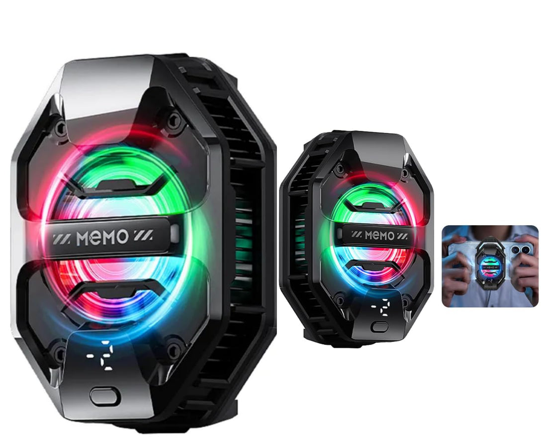 Phone Cooler for Gaming, with AI Semiconductor Refrigeration.iPhone Cooler Fan for Live Streaming, Keeps Your iPhone Cool While Keeping Speed Normal.for iPhone/Android Phone Gaming, Live Streaming