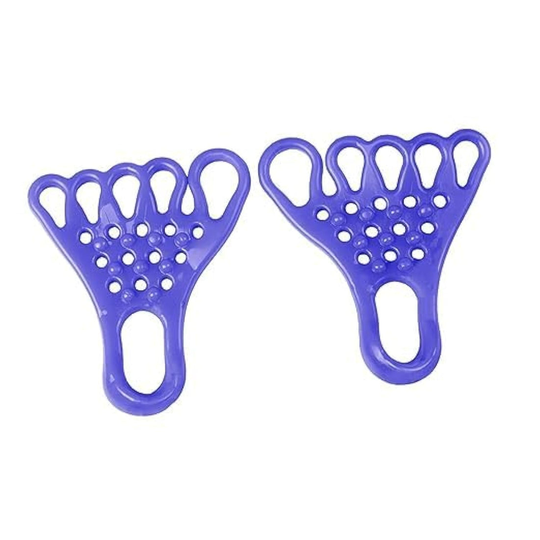 Toe Straightener Toe Stretcher Toe Separators for Big Toe Yoga Hallux Valgus (blue)