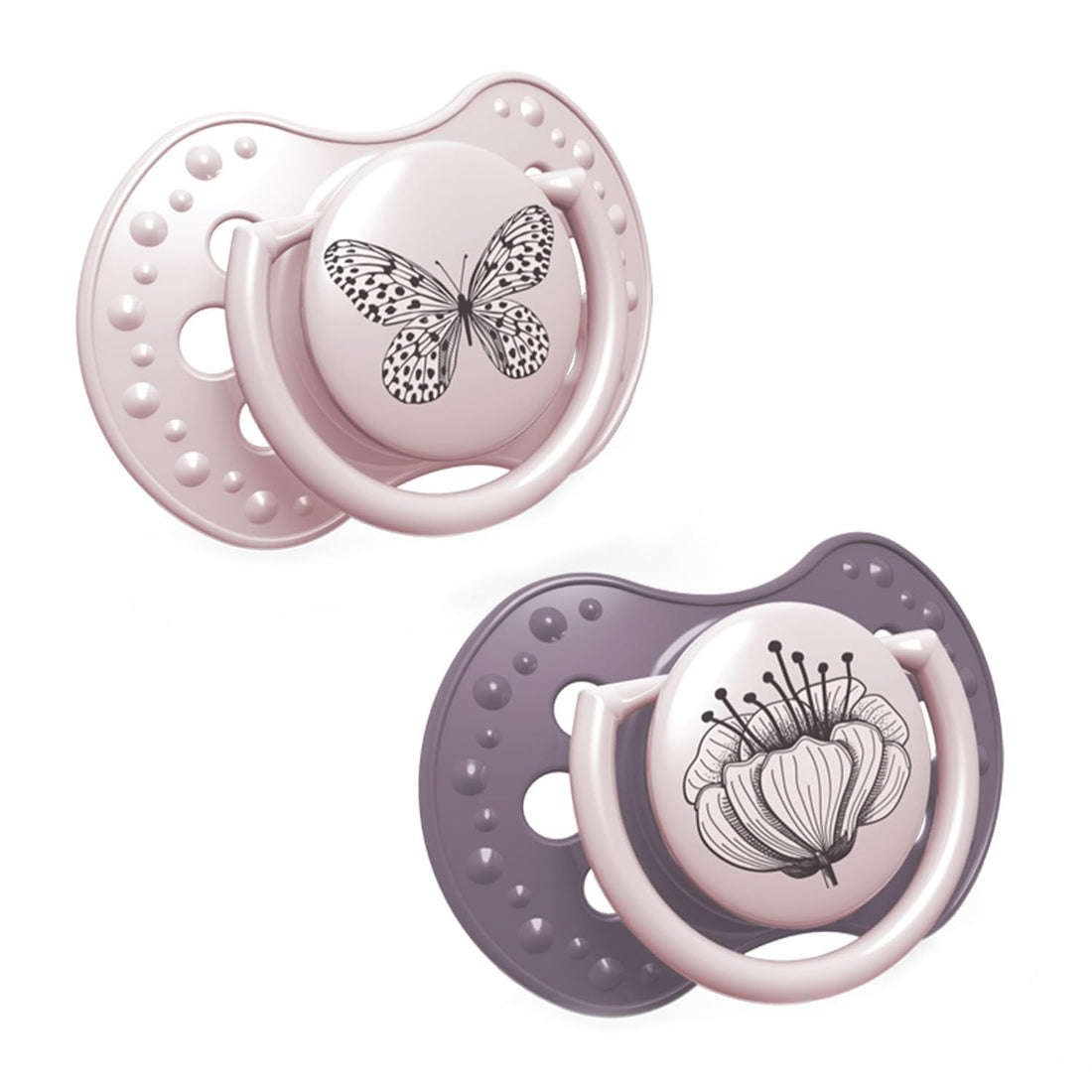 LOVI Silicone Dynamic Soother 3-6m 2 pcs Botanic girl