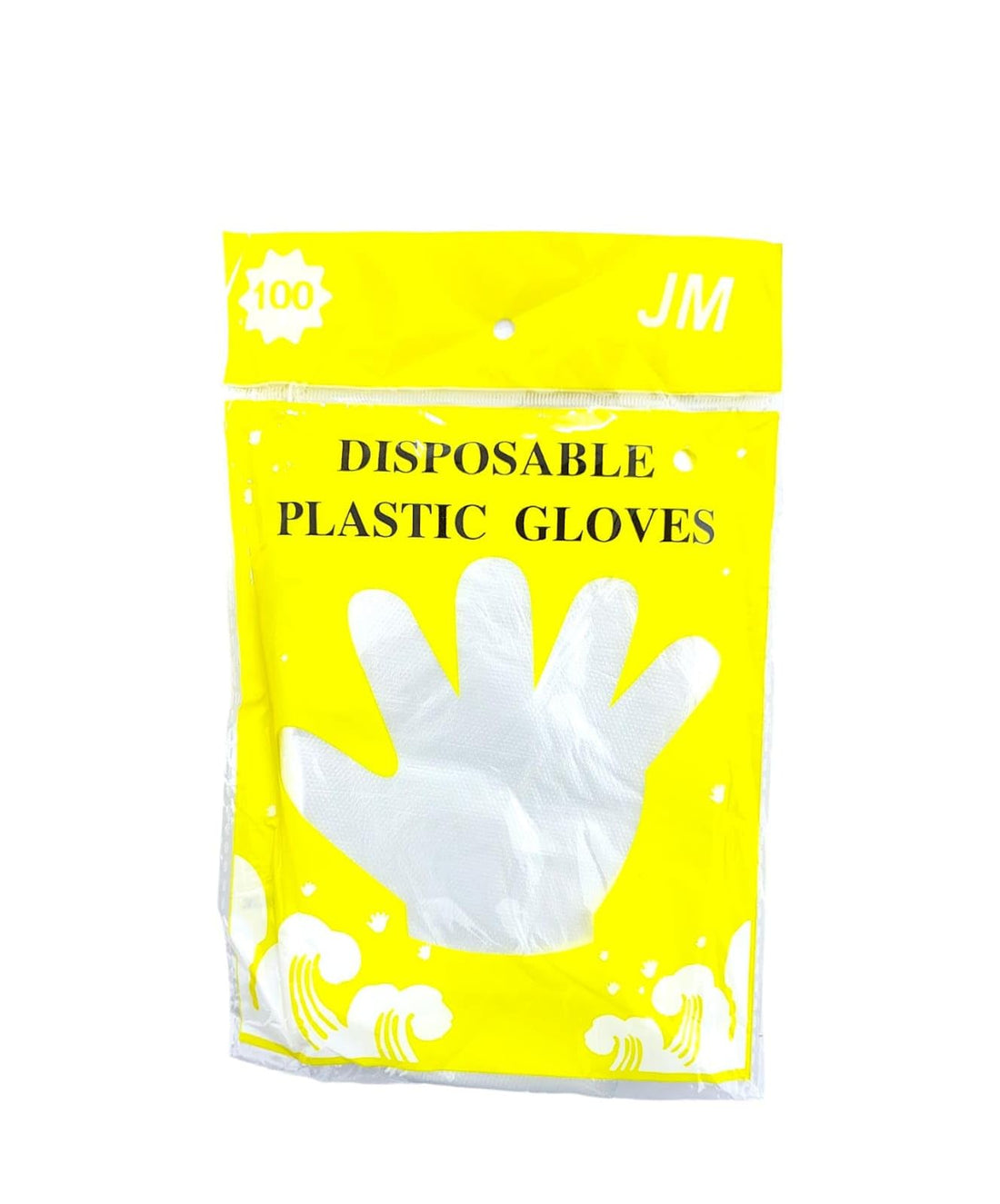 Multi-Purpose Disposable Plastic Gloves, 100 Pack - Clear, Food Safe, One Size Fits All