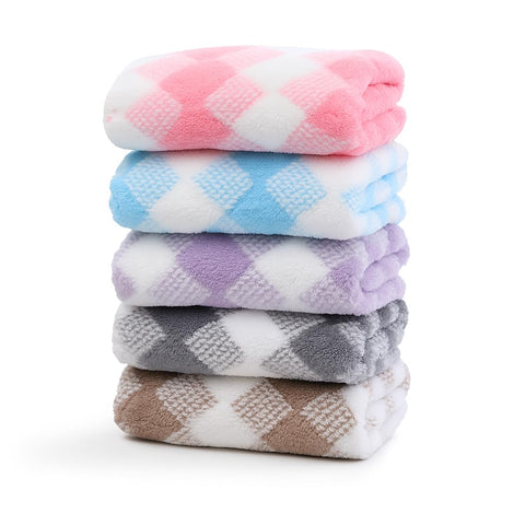 Soft Microfiber Bath Towel Set of 5 – Multipurpose Towel for Bathroom, Kitchen, Travel – Super Absorbent Face & Hand Towel – Premium Small Home Towel for Kids & Adults