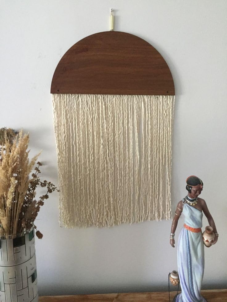MacrameStore- Macrame Wall Hanging 35×60 cm - معلقة ديكور مكرمية