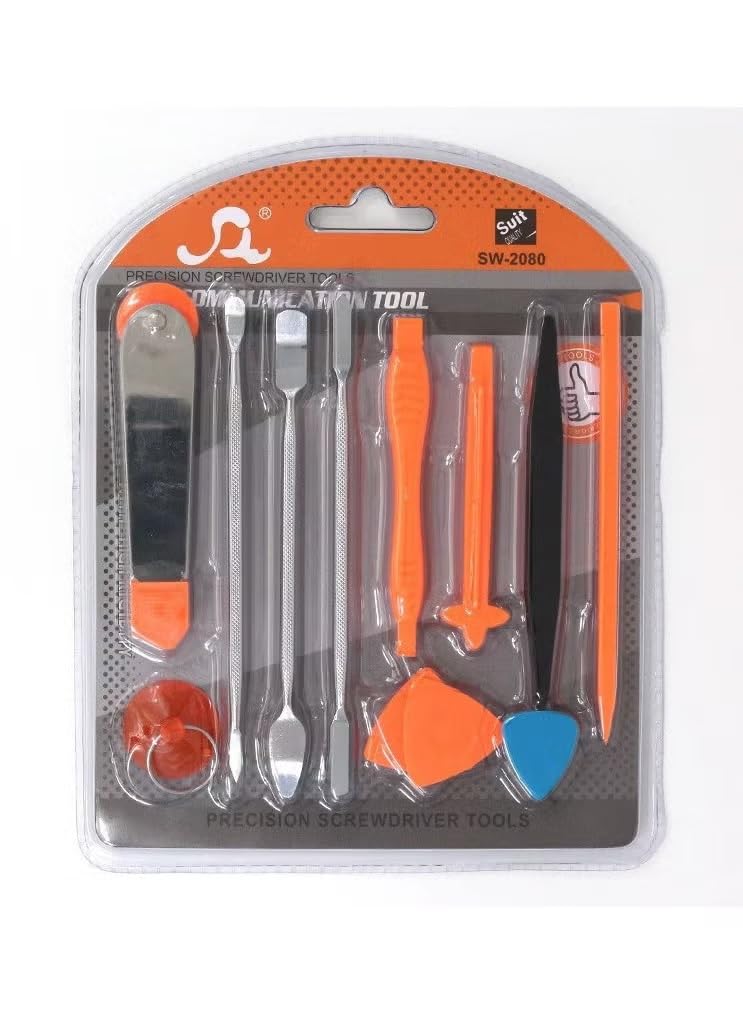 Mobile Repair Tool Set - PO-06 Portable Metal Repair Tool Kit - Precision Opening and Disassembly Kit - Mobile Phone Repair Tools (D - 11), Multicolor