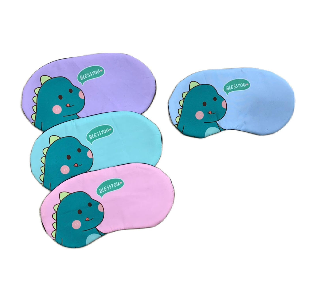4PCS Sleep Mask Silk Eye Mask Cover for Sleeping, Soft Satin Blindfold with Elastic Strap, Comfortable Night Sleeping Mask for Women Men (N-F)