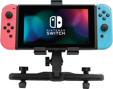 Seat Mount Car Headrest Holder for Nintendo Switch and Lite, Adjustable Angle, Universal Fit for 7 to 10 Inch Tablets and Smartphones – Secure Backseat Entertainment Mount