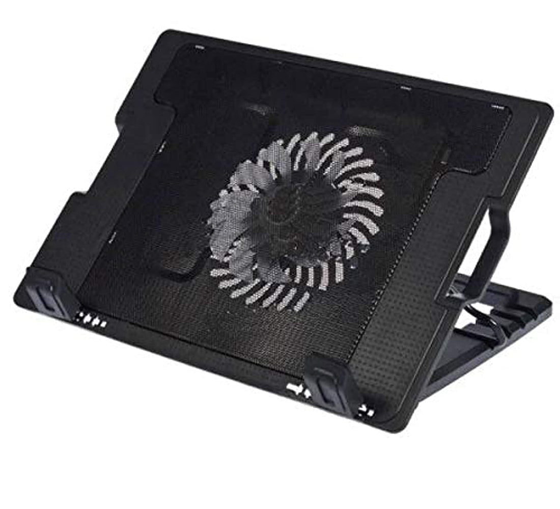 2 USB Port Cooling Cooler Fan Pad Stand for Laptop And MacBook with LED Light