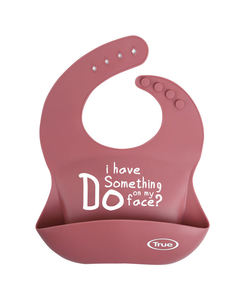 True Gold Silicon bib with pouch
