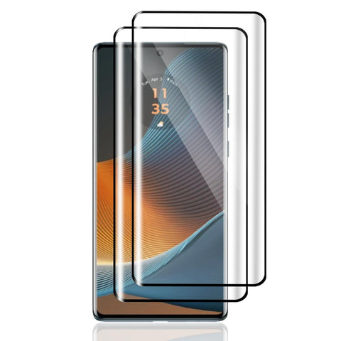 Jewloofa Tempered Glass Screen Protector for Motorola Moto Edge 50 Fusion [2 Pieces], 9H Hardness, Anti-Fingerprint, Glass Screen Protector for Moto Edge 50 Fusion