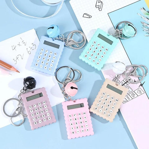 Mini Pocket Calculator Set (5 Pieces) Portable for Kids, Powerful Calculators, Perfect for Teaching Basic Functions for Kids and Student Emergency Use, Available in Al-Isra