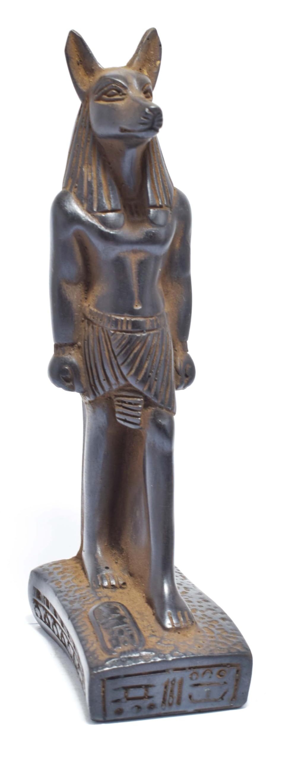 immatgar pharaonic Long Statue ancient Egyptian souvenirs gifts for women and men Home Décor Sculpture Pharaohs art (anubis - Darck - 14.5 CM Long)