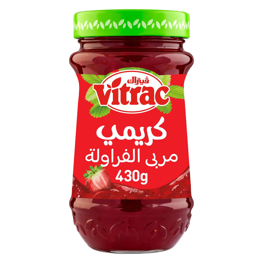 Vitrac creamy strawberry jam - 430 gm