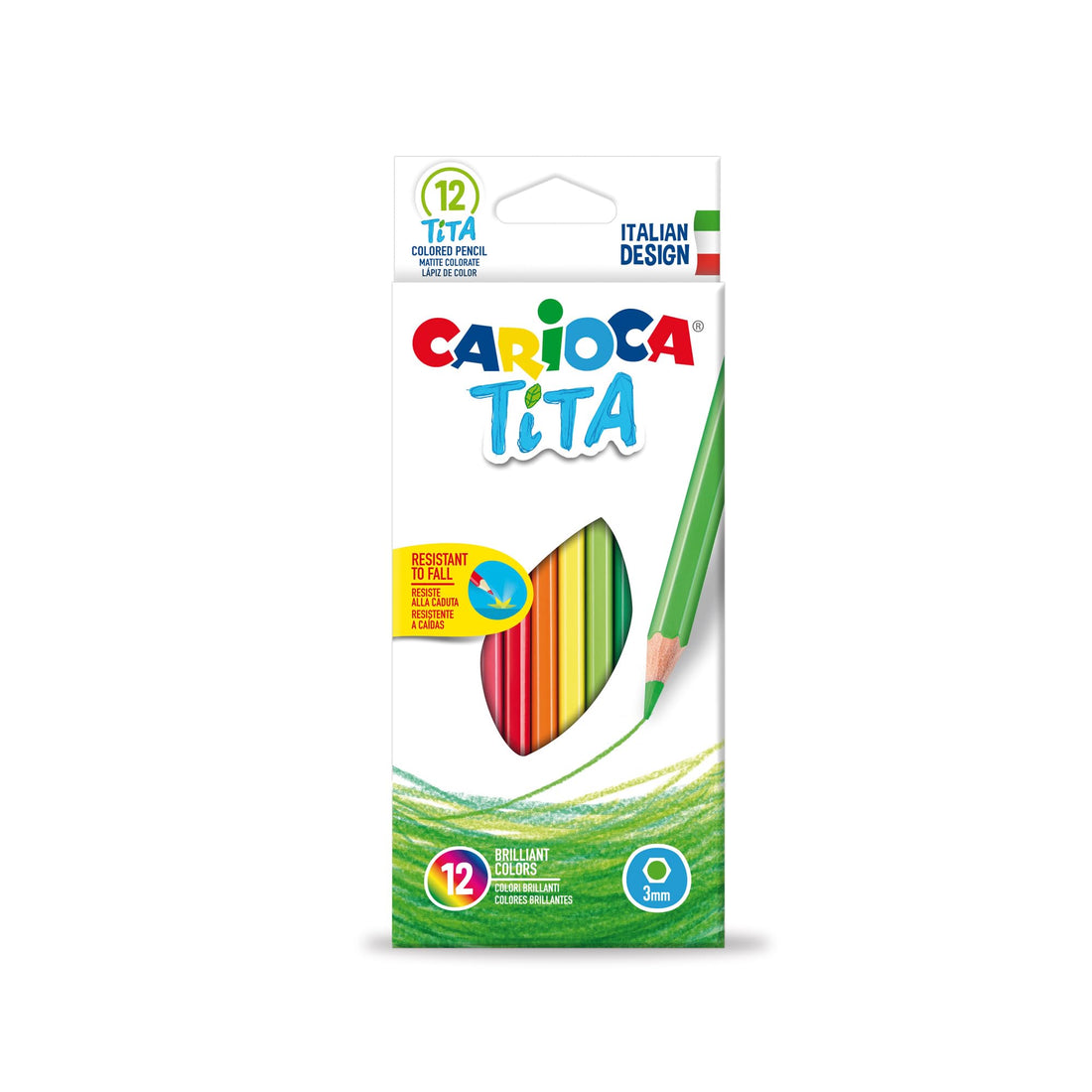 Carioca tita 12pcs colored pencils