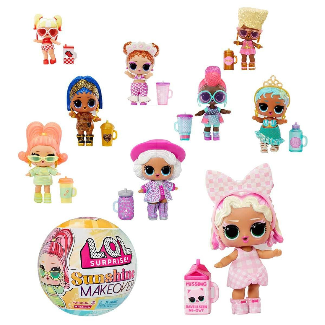 L.O.L. Surprise Sunshine Makeover Doll Asst
