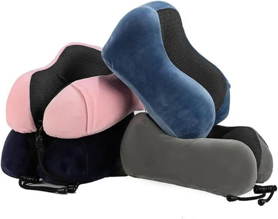 U Travel Cotton Pillow Neck Motor Cars and Aeroplanes Ushaped(Pink)