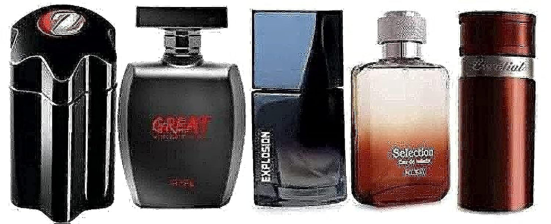MY WAY Men's Perfumes Set of 5 Pieces