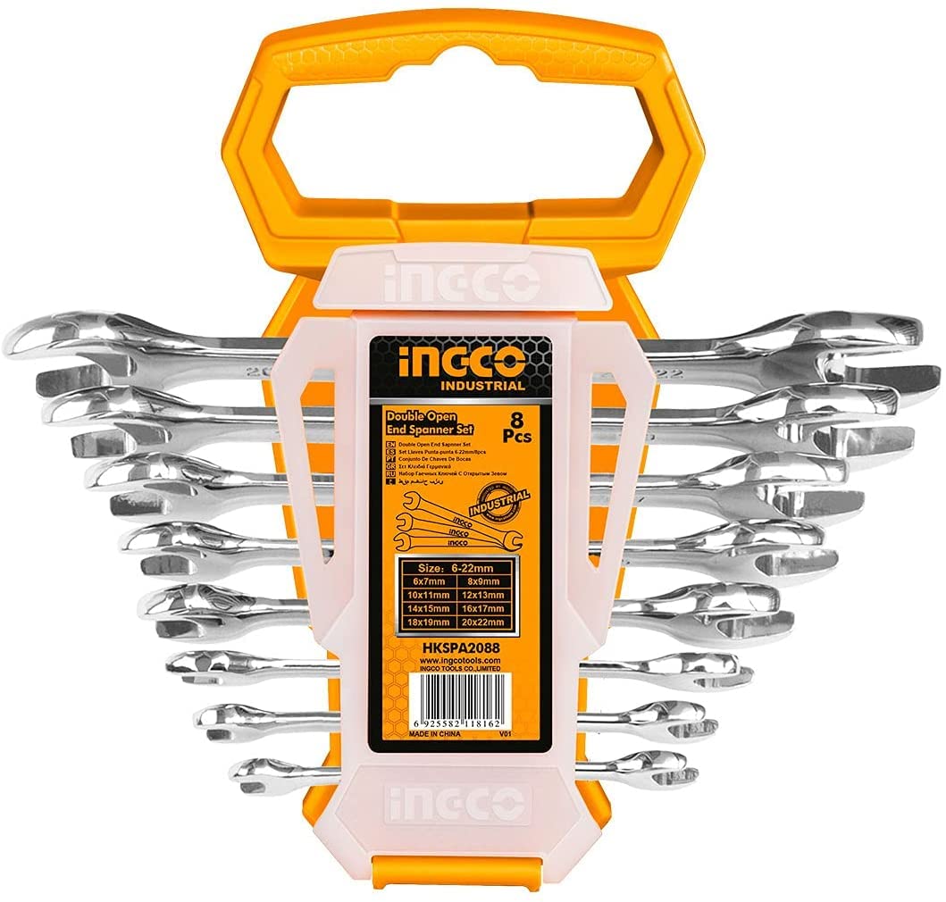 INGCO 8Pcs Double open end spanner set - HKSPA2088