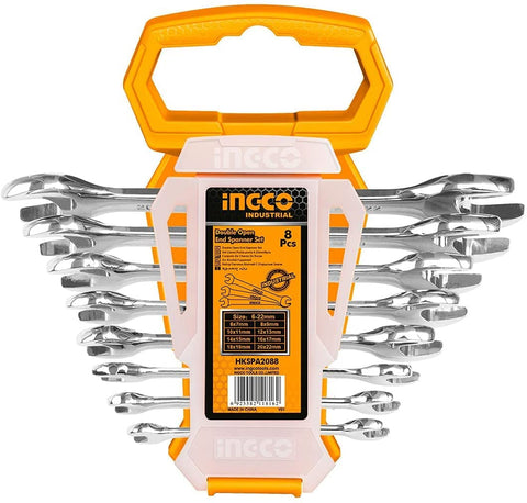 INGCO 8Pcs Double open end spanner set - HKSPA2088