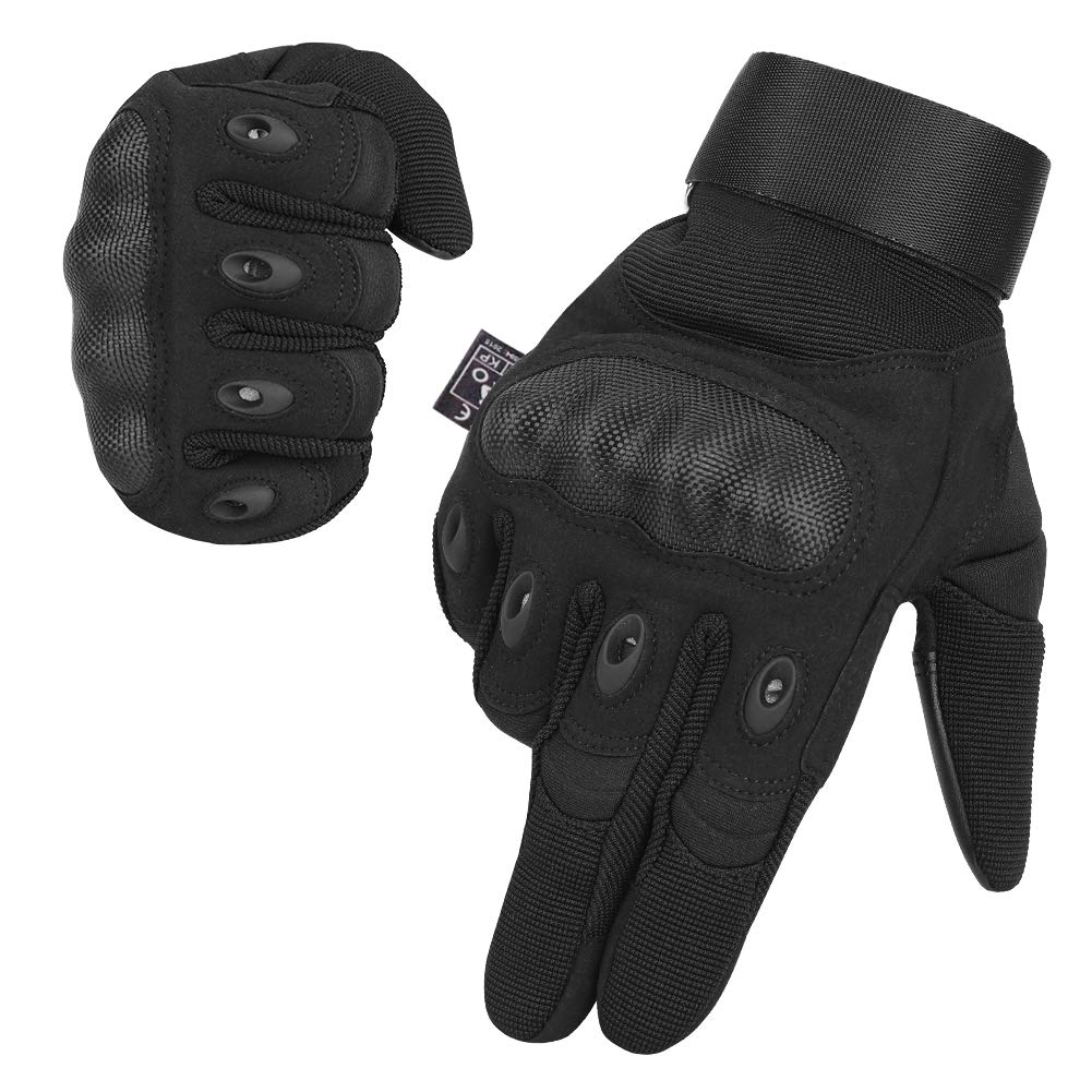 SKYSPER Motorcycle Gloves Touch Screen Full Finger Motorcycle Gloves CE Approved Women and Men Outdoor Sports Tactical Gloves for Motocross Combat Climbing Camping Hunting Bike
