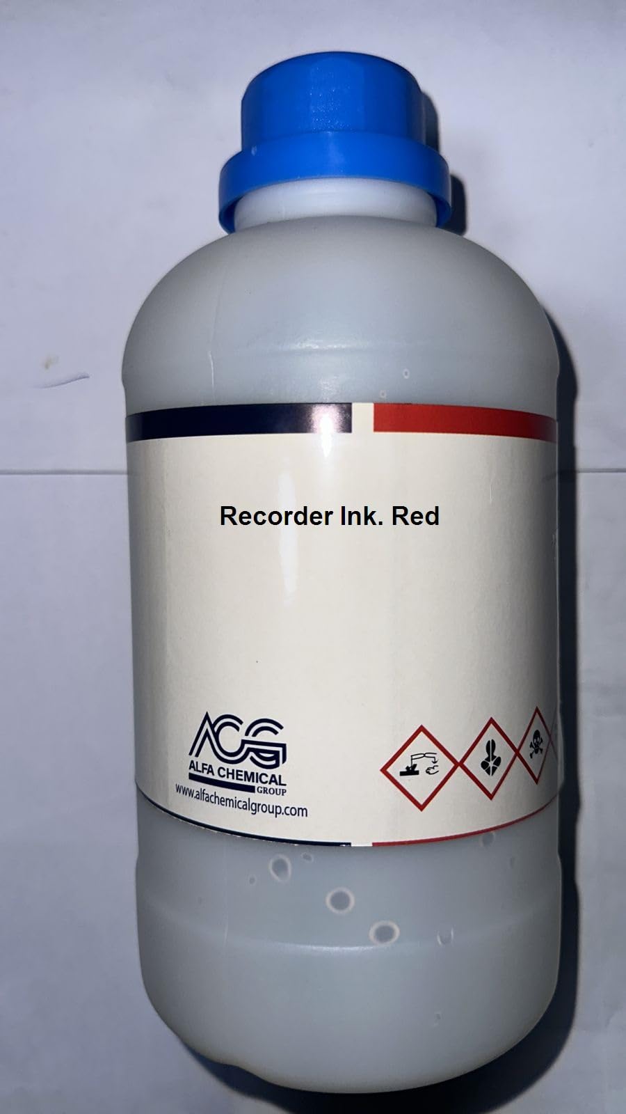 Recorder Ink. Red 500ml_ACG-EGYPT