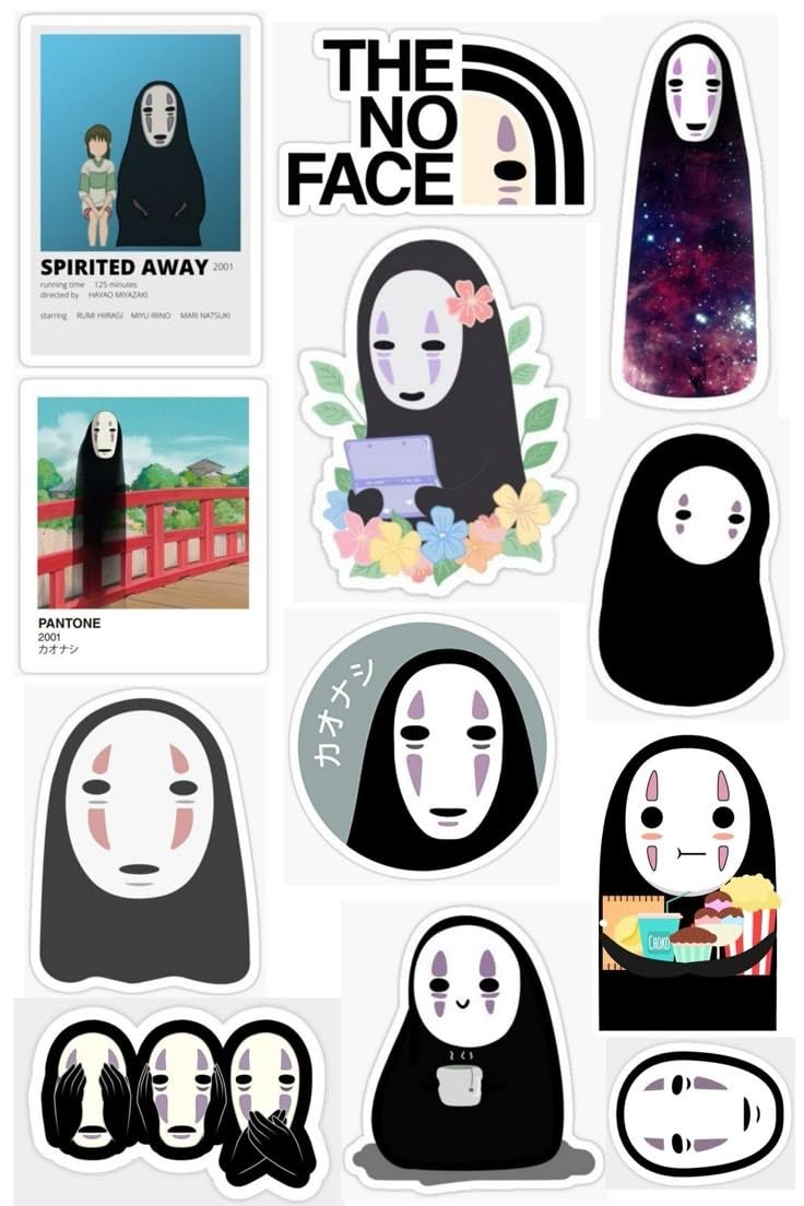 Anime sticker random ghibli Sophie lucifer no face 3