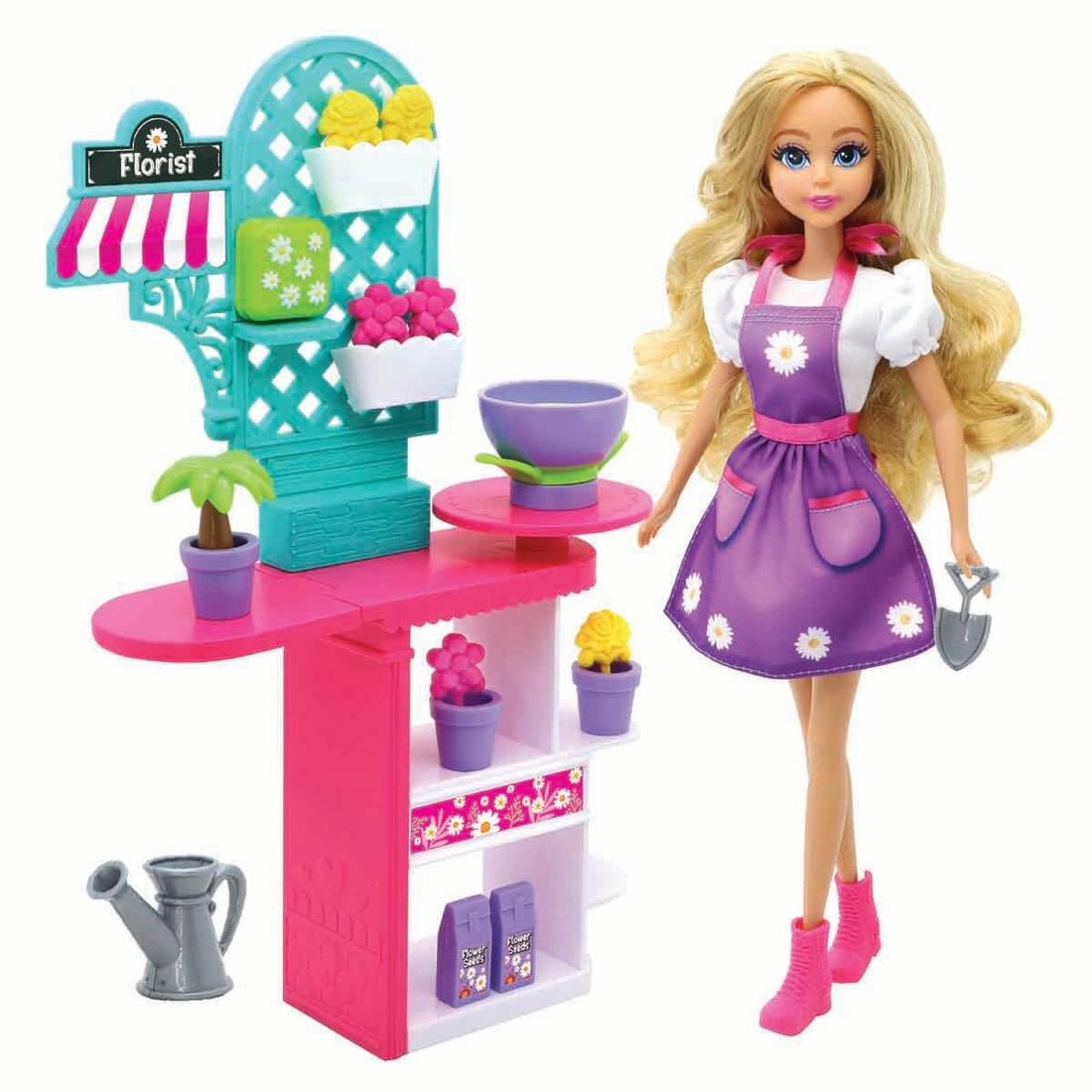 Dreameez - Florist Doll Playset, 29 cm Doll Height