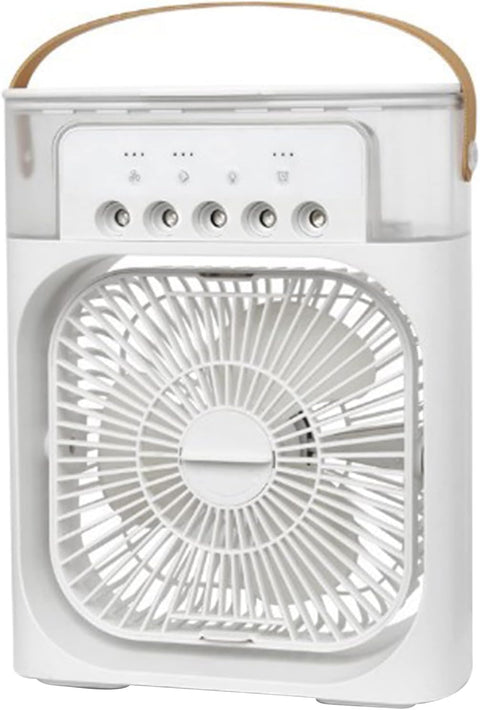 Dollar for Improt Fan Powerful Portable Low Noise Humidifier 5 Large Caliber Atomizers Essential Oil Aromatherapy 7 color lightstimer1H / 2H / 3H To Meet All Your Needs -5 in 1 Functional