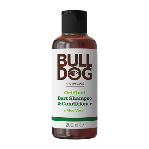 BULLDOG - Beard Care for Men | Original Beard Shampoo & Conditioner | for a Soft & Nourished Beard | 200 ml