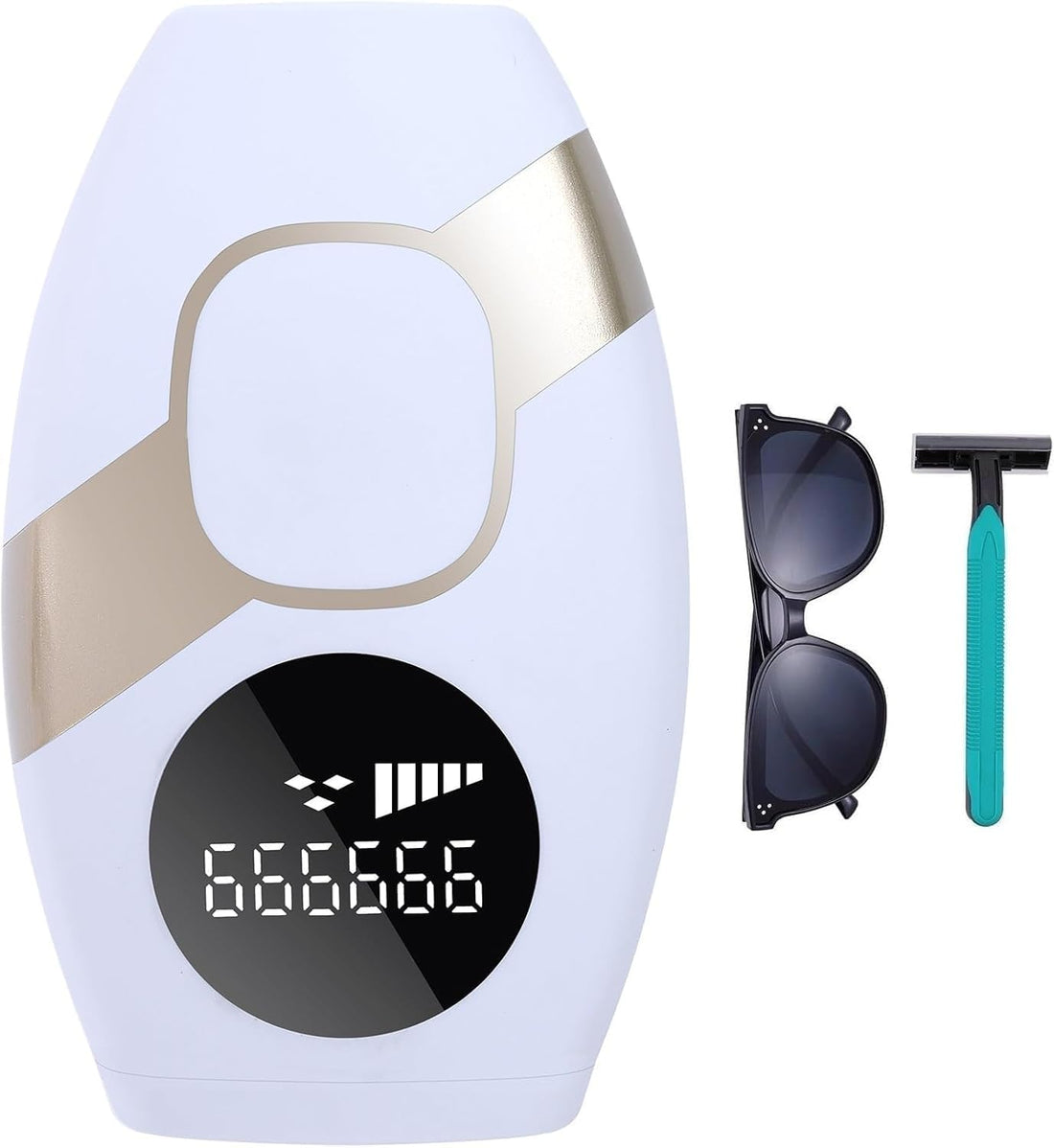 IPL Permanent Hair Removal Devices At-Home 999,999 Flashes 5 Energy Levels & 2 Modes LCD Display Laser For Face, Armpits, Legs, Whole Body Painless Hair Removal Hair Removing Epilator (A_1)