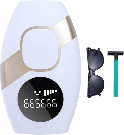 IPL Permanent Hair Removal Devices At-Home 999,999 Flashes 5 Energy Levels & 2 Modes LCD Display Laser For Face, Armpits, Legs, Whole Body Painless Hair Removal Hair Removing Epilator (A_1)