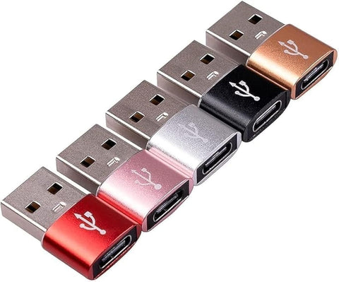 Type-C to USB 3.0 OTG Adapter, USB Type-C Hub Convert Connector Fast Charging Compatible with MacBook Pro, Google Chromebook, Nintendo Switch and More Type C Port Devices (color may vary)