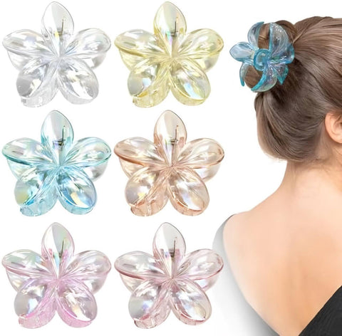 Mrsa Matte Flower Claw Clips Women Hair Claws Floral Cute Hair Accessories Hair Clips For Girls Sweet Clamp Barrettes