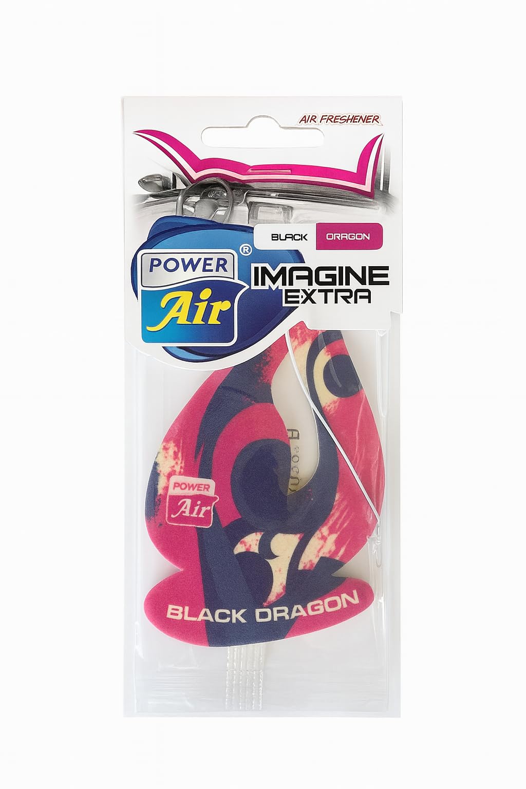 Power Air Car Freshener Imagine Extra-Black Dragon-IE-83