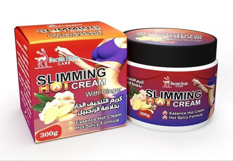 Dr.Filler Hot Slimming Cream with Natural Ginger Extract 300g – Firming Body Sagging, Burning Clumping Fat, Cellulite Treatment – Effective Skin Tightening Formula After Diet & Pregnancy