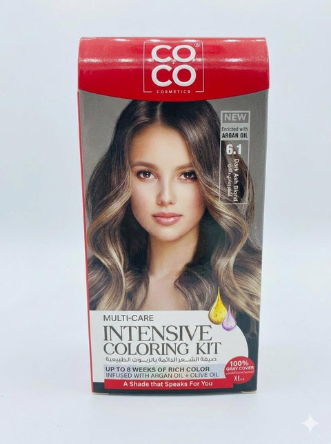 Coco Hair Dye Dark Ash Blonde No.6.1