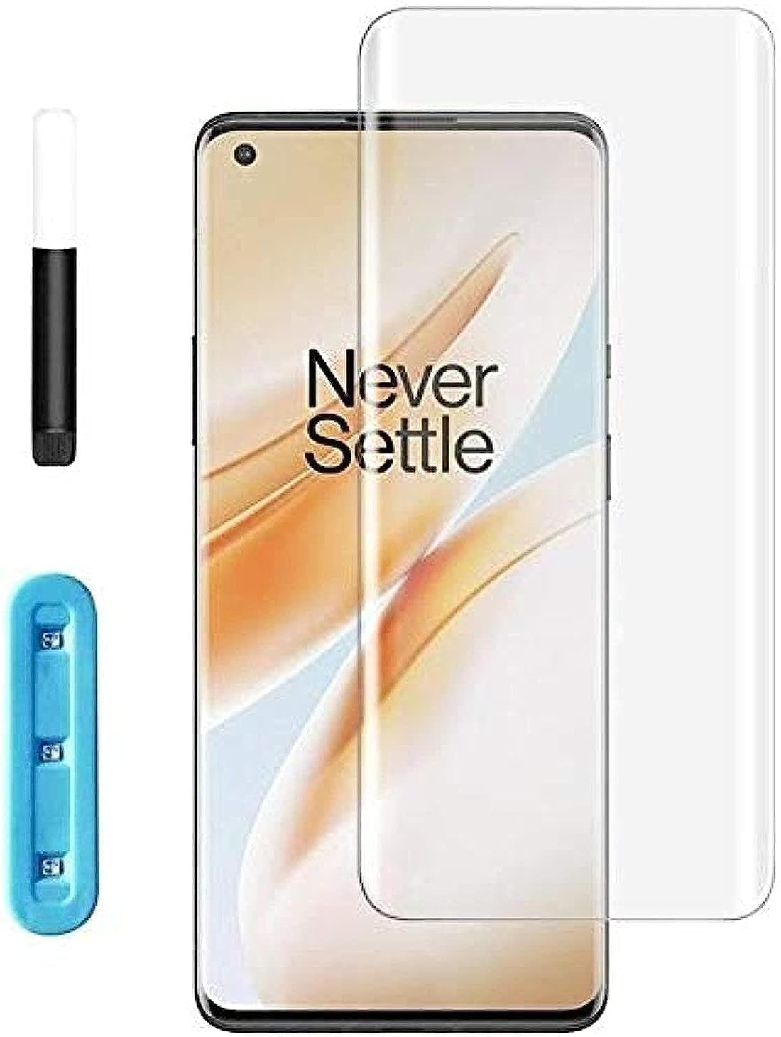 Dl3 Mobilak Full Glass Screen Protector For Oneplus 8 Pro Tempered Glass Full Glue Cover Screen Protector For Oneplus 8 Pro Screen Glass Film