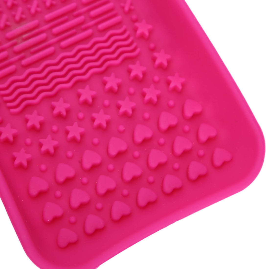 2Pcs Silicon Makeup Brush Cleaning Mat, Durable Reusable Non-Slip Cleaning Brush Scrubber Mat, for Travel Family Valentines Day Daily Household Makeup