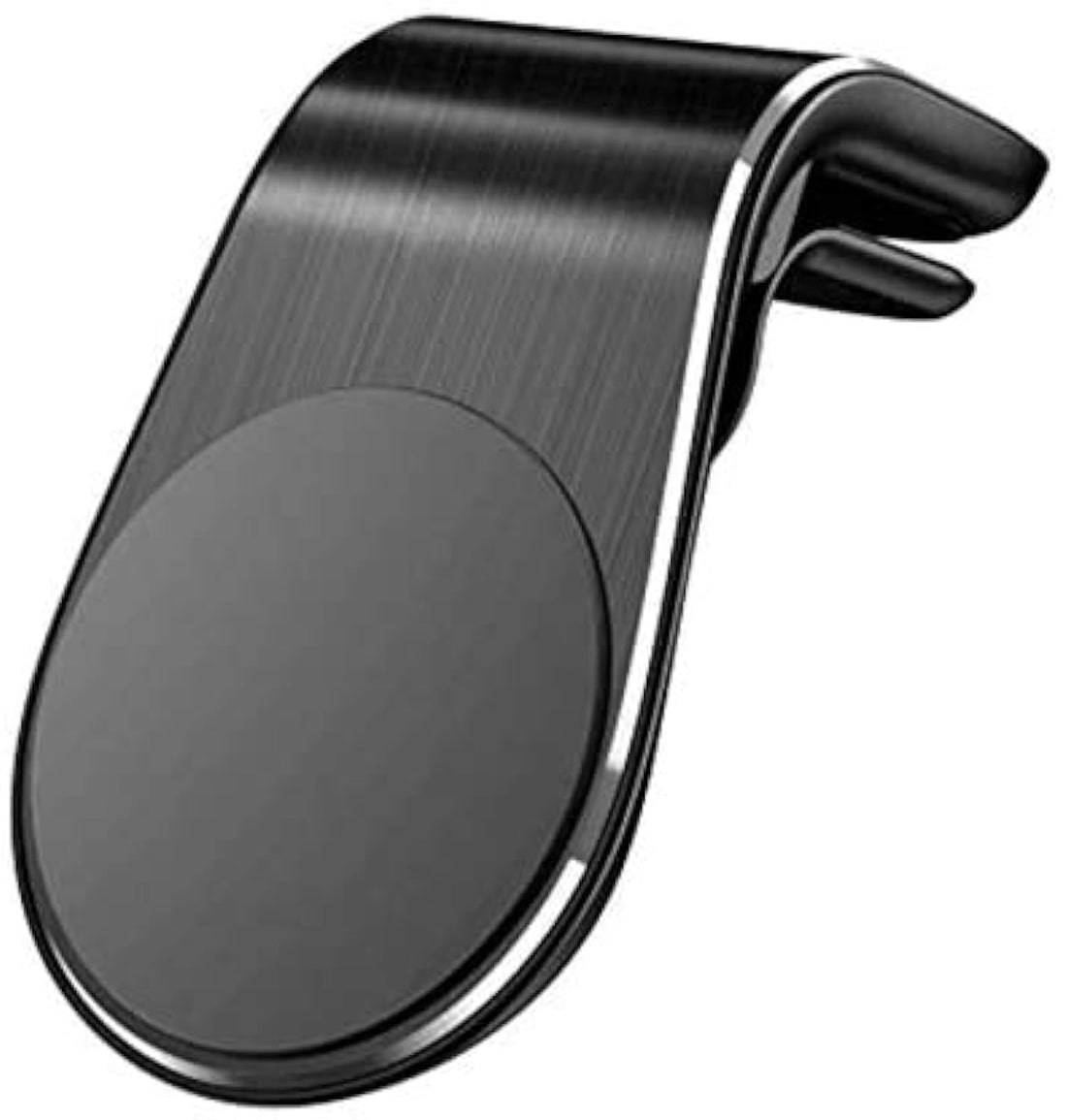 Magnetic Car Phone Holder L Shape Air Vent Clip Mount Magnetic Mobile Phone Holders for Cars Universal Compatible with iPhone 11 Pro Max X 8 7 Galaxy Note 10 S20 S10 S9 Huawei (Black)