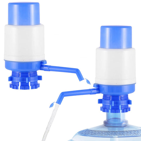 Leikurvo Pack of 2 Manual Water Dispenser for Canisters, Universal Tap Water Dispenser for Carafes, Barrels, Hydraulic Hand Pump, Manual Pump Manual Pressure Water Dispenser