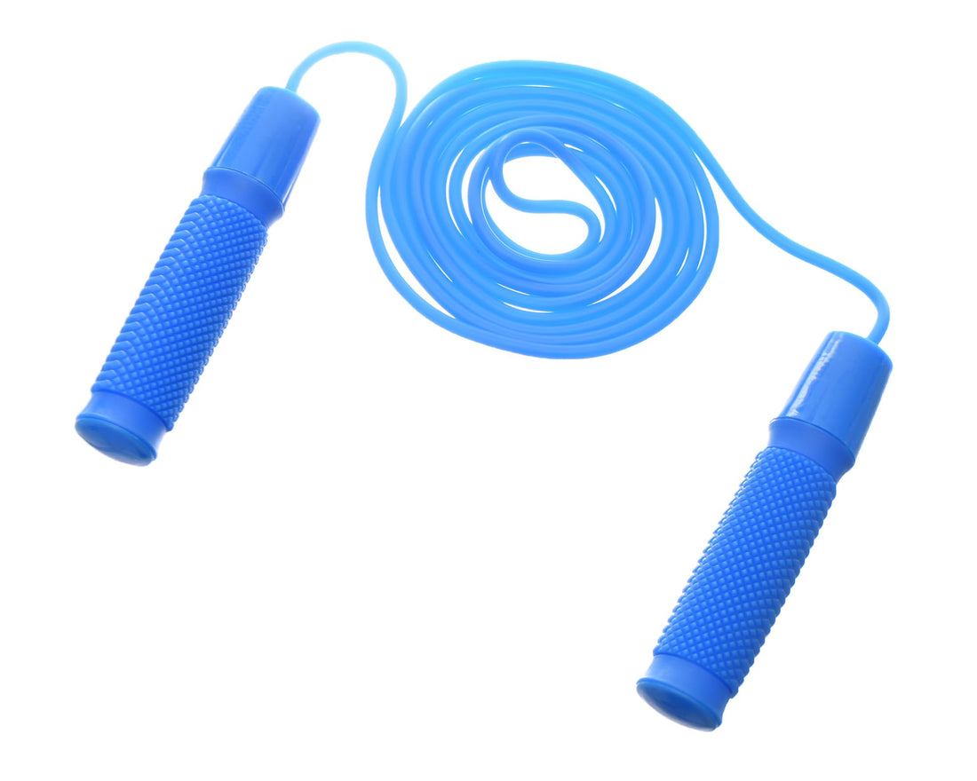 Generic Wooden Hand Skipping Rope without Counter, Blue