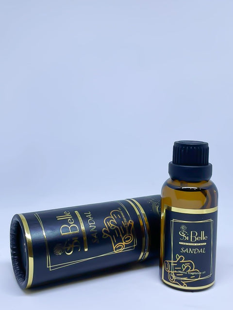 Si Belle Sandalwood Home Fragrance Oil, Concentrated Water Soluble Formula, Versatile for Incense Burners, Sprays, Floors, 8.3 x 3.3 cm
